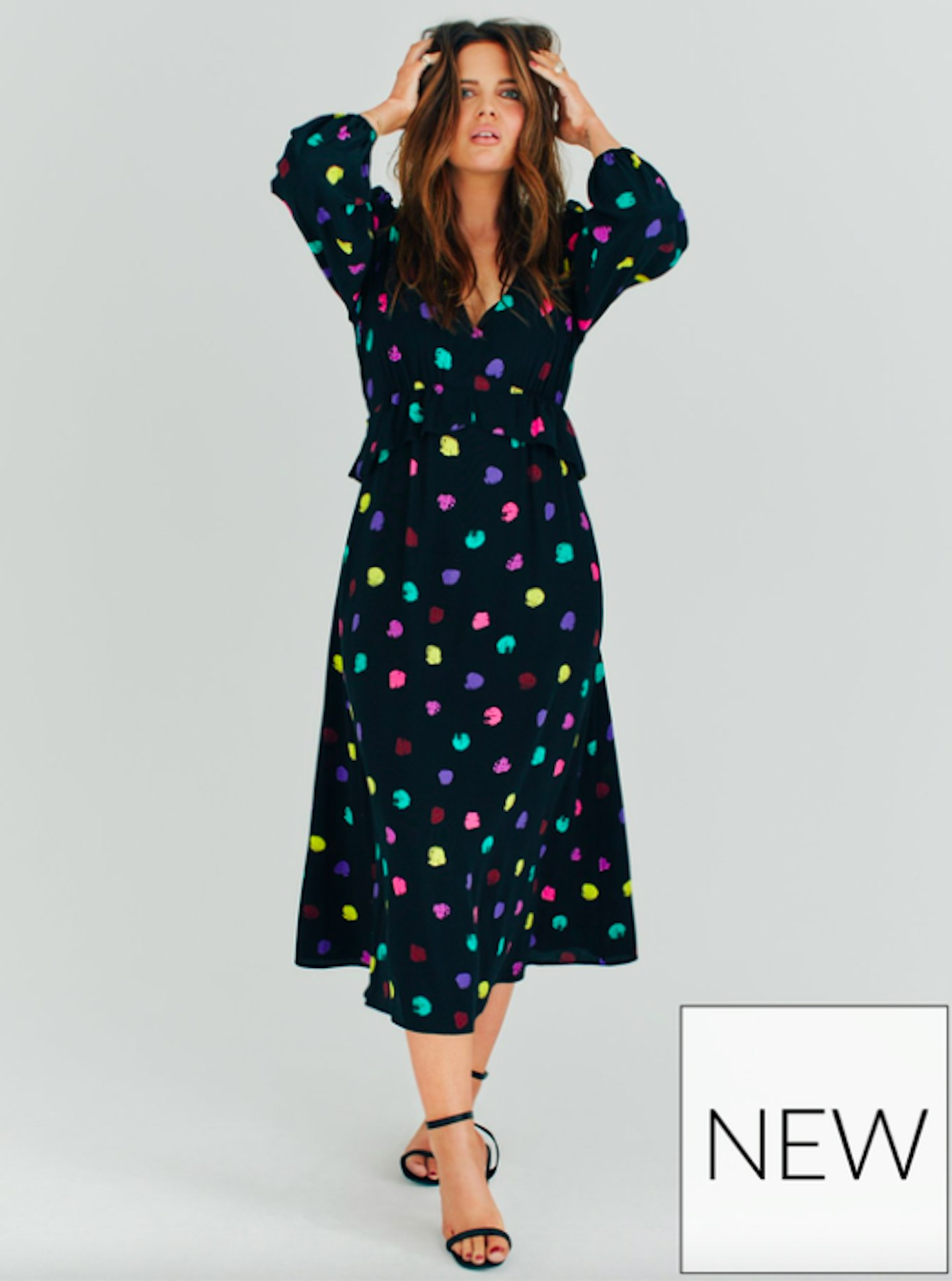 Binky polka dot dress clearance